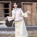 加绒保暖国风拜年服12 独特漂亮新中式 新款 2025冬季 旗袍马甲套装