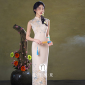 新中式 复古清冷绝美气质长款 旗袍高级感2026春夏新款 改良无袖