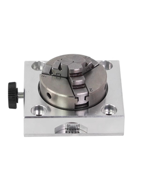 德国proxxon迷你魔分度盘铣床旋转台分度头小型精密分度器24264