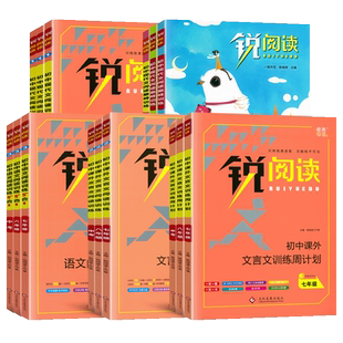 锐阅读初中语文阅读组合训练五合一七年级八九年级中考现代文阅读100篇课外文言文周计划 初一二三语文阅读答题模板专项练习册资料