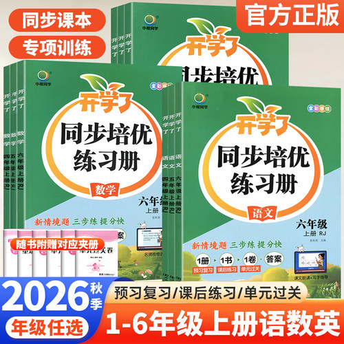 开学了小学生课时同步练习册