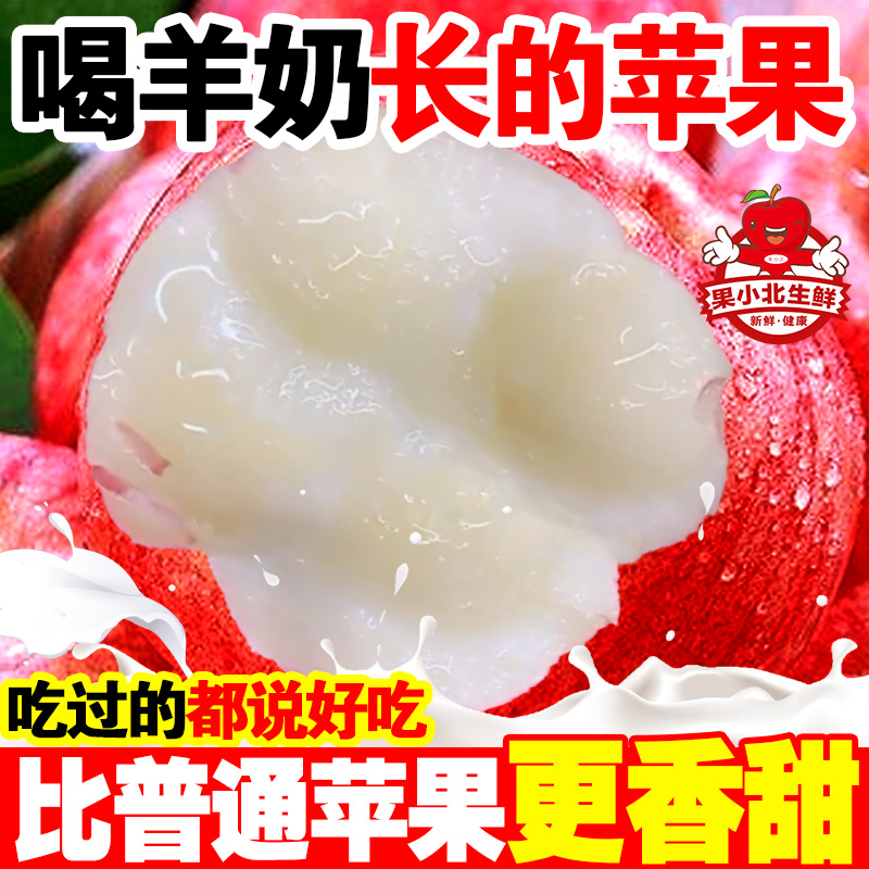 脆甜多汁应季新鲜整箱羊奶苹果