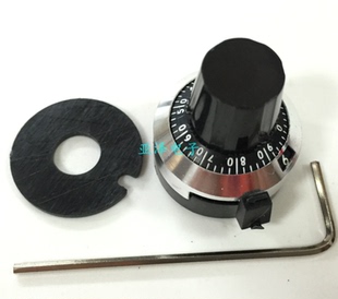 多圈电位器旋钮帽XSN-III-4孔径4MM适用WXD3-13多圈线绕电位器