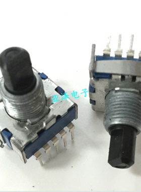 日本ALPS阿尔卑斯SRBV181004旋转切换波段开关8档位轴长15MM