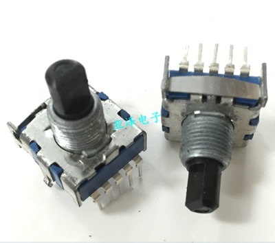 日本ALPS阿尔卑斯SRBV181004旋转切换波段开关8档位轴长15MM