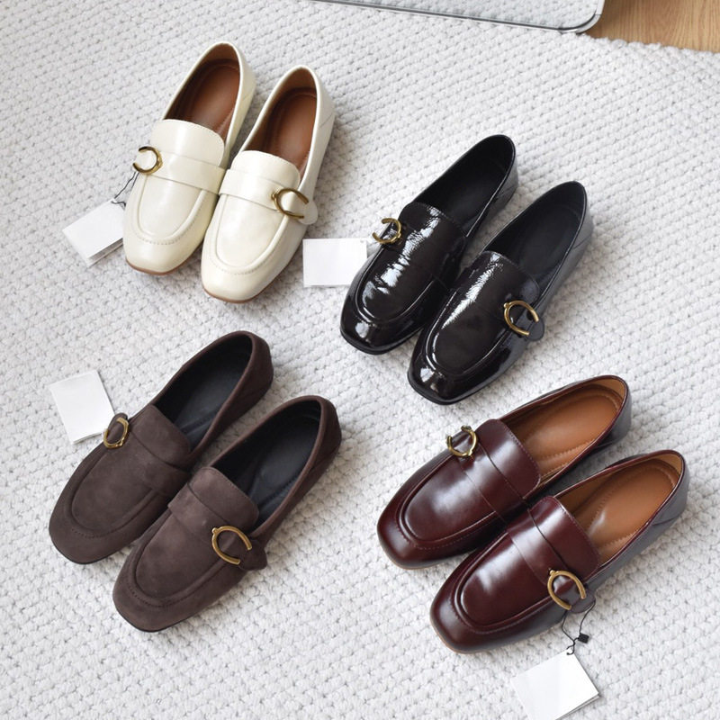 原单渠道东莞货~会呼吸的鞋子 意大利舒适风大码乐福鞋轻奢女单鞋