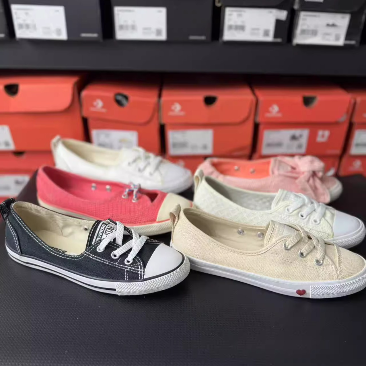 帆布女鞋Converse/匡威浅口