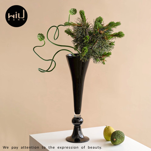 WILL愿溢栖物法式琉璃花瓶侘寂风