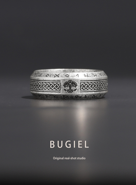 BUGiel新款钛钢不掉色戒指