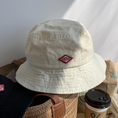 刺绣贴标休闲女夏季渔夫帽