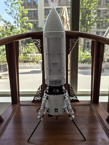 电涵道动力单轴火箭无人机FMS80mm电涵道6S动力垂直起降遥控模型