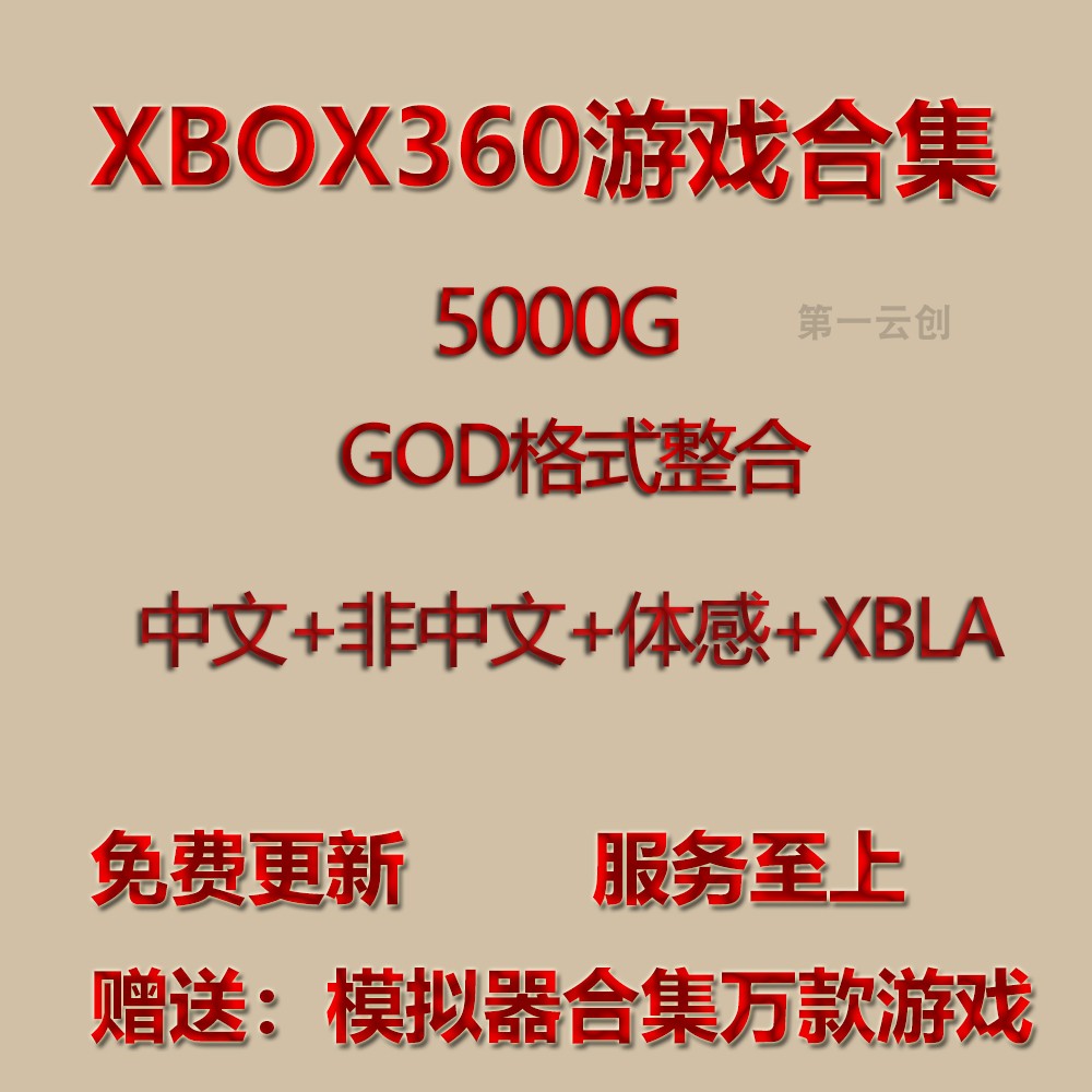 XBOX360游戏下载 中文汉化合集 xbox体感游戏 非汉化全集GOD网传