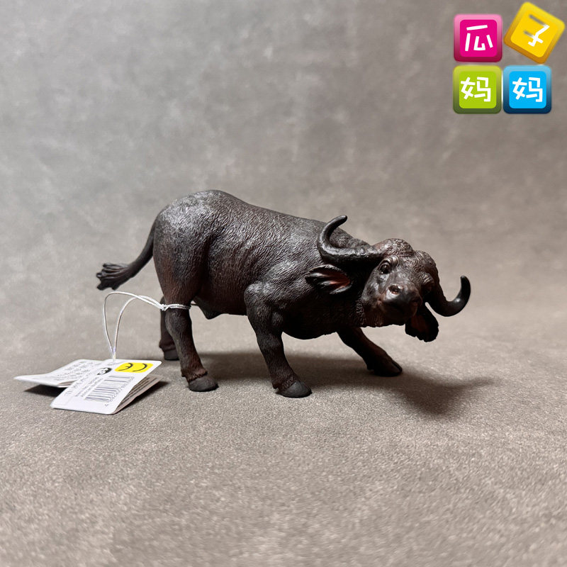 英国collecta我你他 非洲水牛仿真草原农场动物模型儿童玩具88398