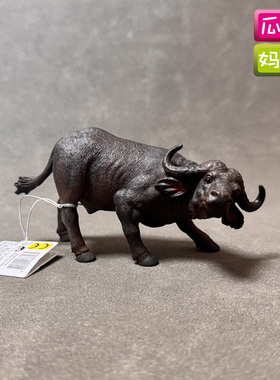 英国collecta我你他 非洲水牛仿真草原农场动物模型儿童玩具88398