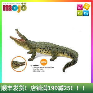 MOJO动物星球 2019仿真野生爬行动物模型玩具 尼罗鳄 鳄鱼387162