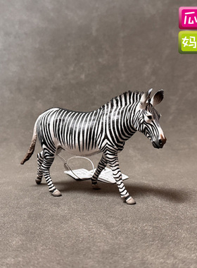 英国collecta我你他细纹斑马仿真草原动物模型儿童玩具88773