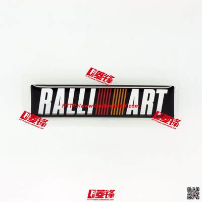 进口蓝瑟尾盖ralliart标志