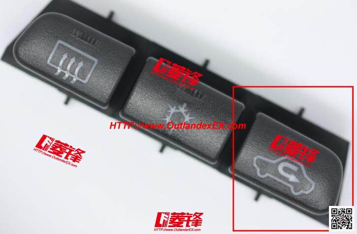 EVO9代内外循环按钮/CT9A空调内外循环按钮/evolution9代空调按钮