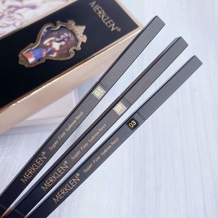 专柜正品麦尔卡伦女神风范柔芯极细双头眉笔防水防汗持久不脱妆