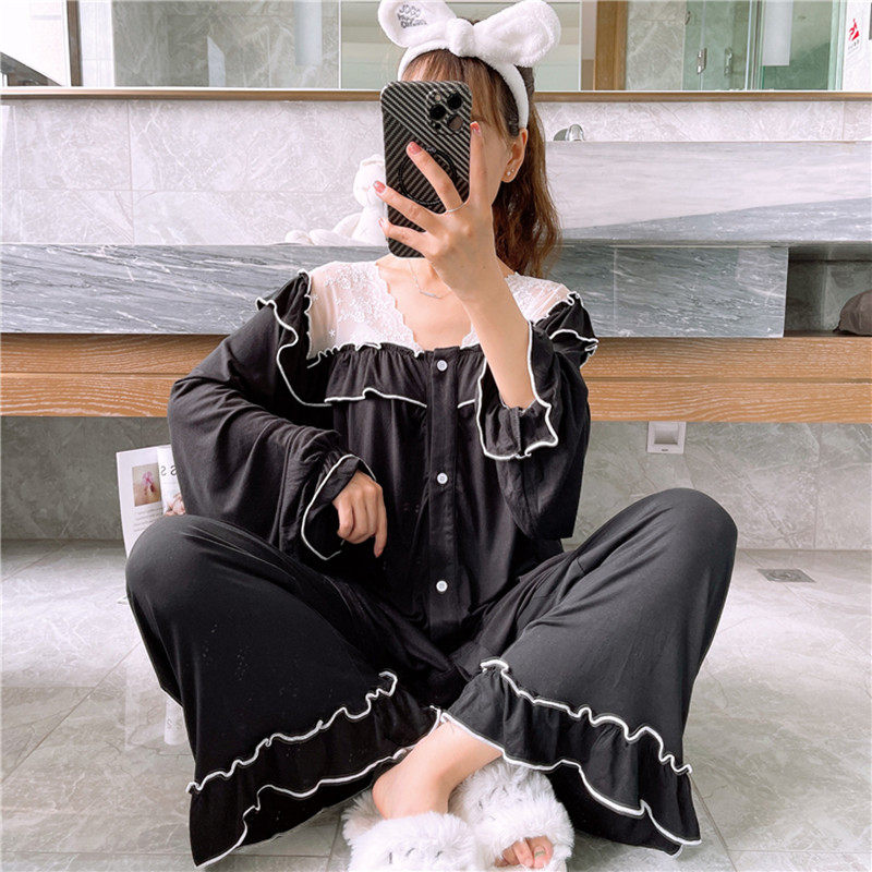 女莫代尔大码公主风胖mm睡衣