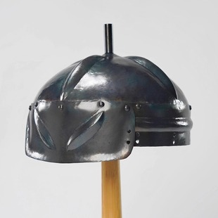 【折冲府】铁浮屠四棱手打盔体札甲头盔铁浮图