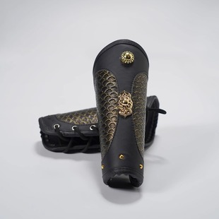 折冲府汉服护腕原创皮革护臂古风配饰飞鱼服圆领袍束袖 甲胄硬护臂