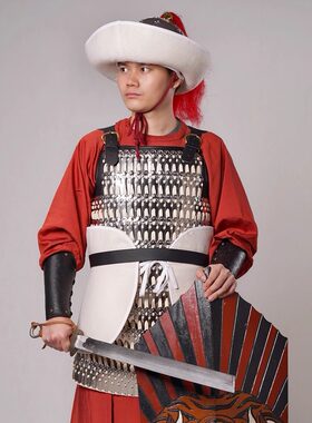中国甲胄两裆甲林冲铠甲套装