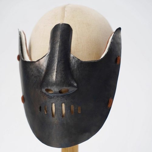 中国甲胄面甲半脸面具