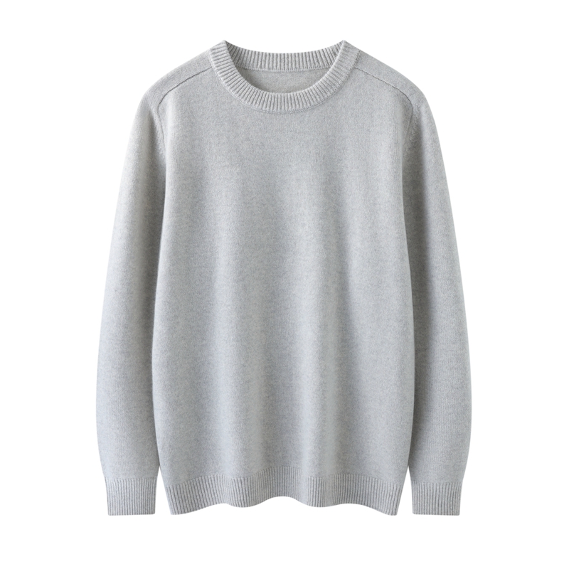 小山羊绒系列男士套头打底衫14.5微米Baby cashmere加厚羊绒衫