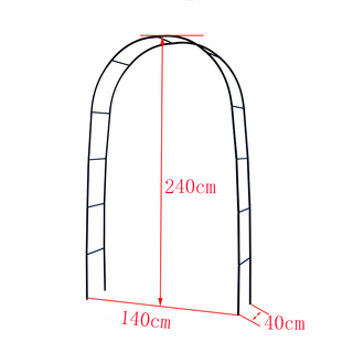 简易铁艺拱门花架爬藤架攀爬架葡萄拱形蔷薇月季 包邮 庭院园艺 特价