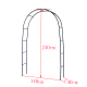 庭院园艺 包邮 简易铁艺拱门花架爬藤架攀爬架葡萄拱形蔷薇月季 特价
