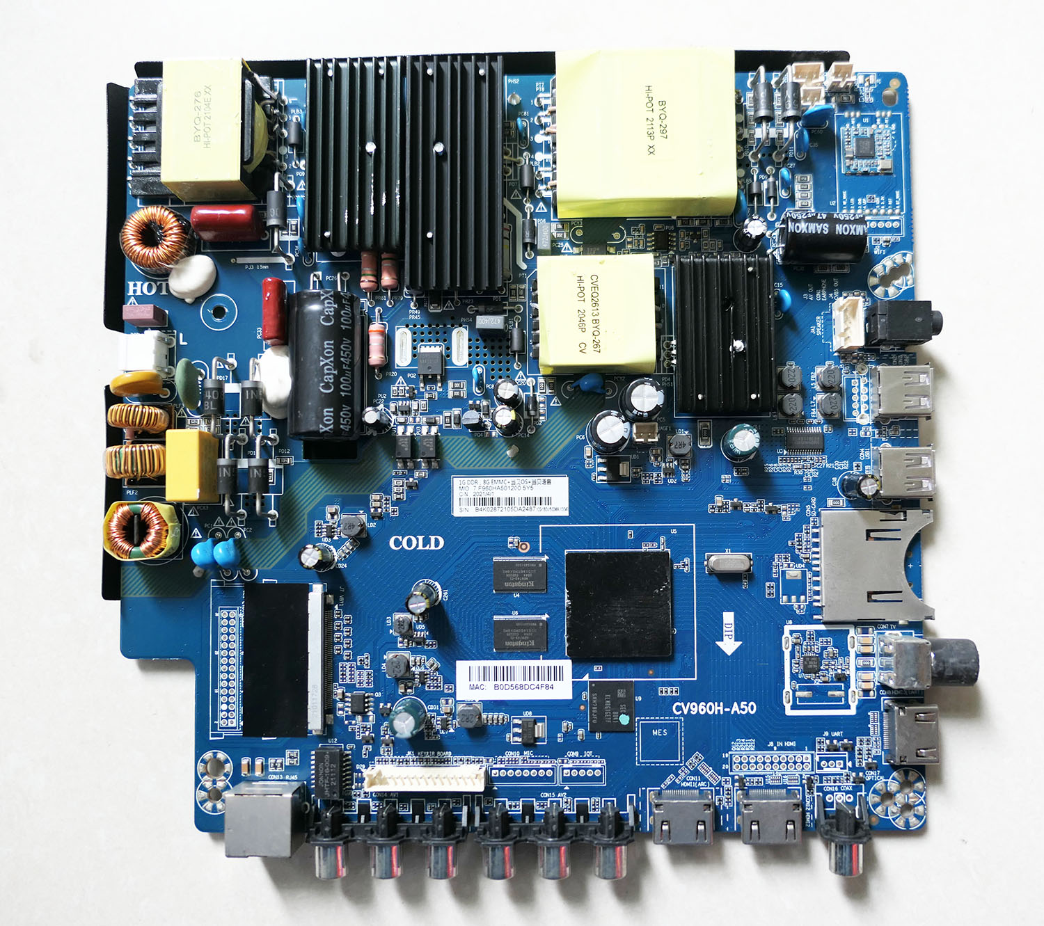 智能三合一电视机主板CV960H-A50