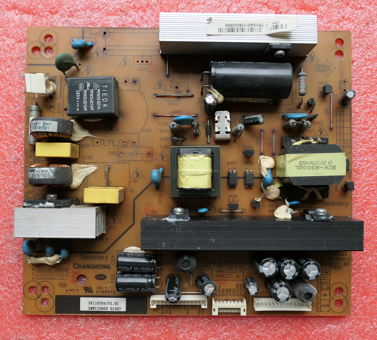 原装长虹led32860ix电源板