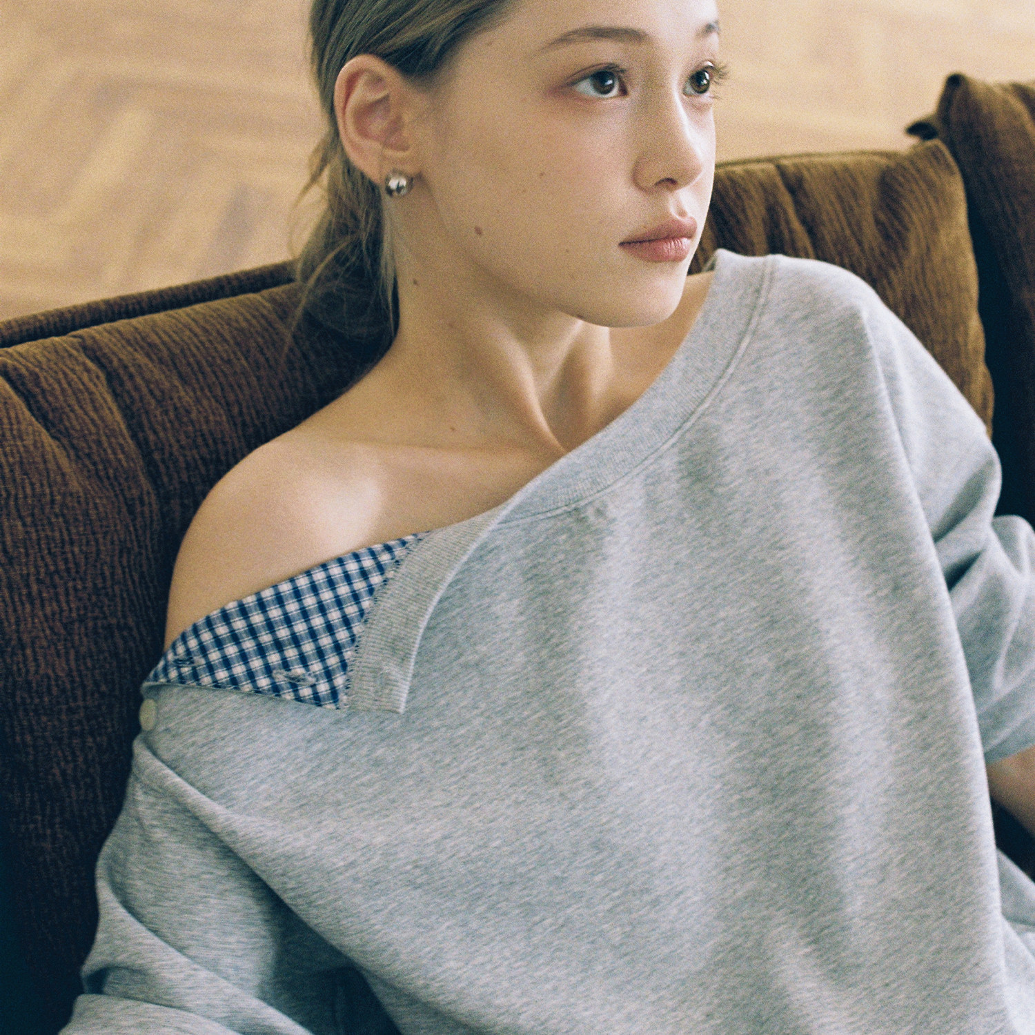 LLANO卫衣长裤双面颗粒感简约慵懒美式学院风休闲运动套装女秋冬,女装/女士精品,时尚套装,淘宝优惠券,粉丝福利购,淘宝优惠卷