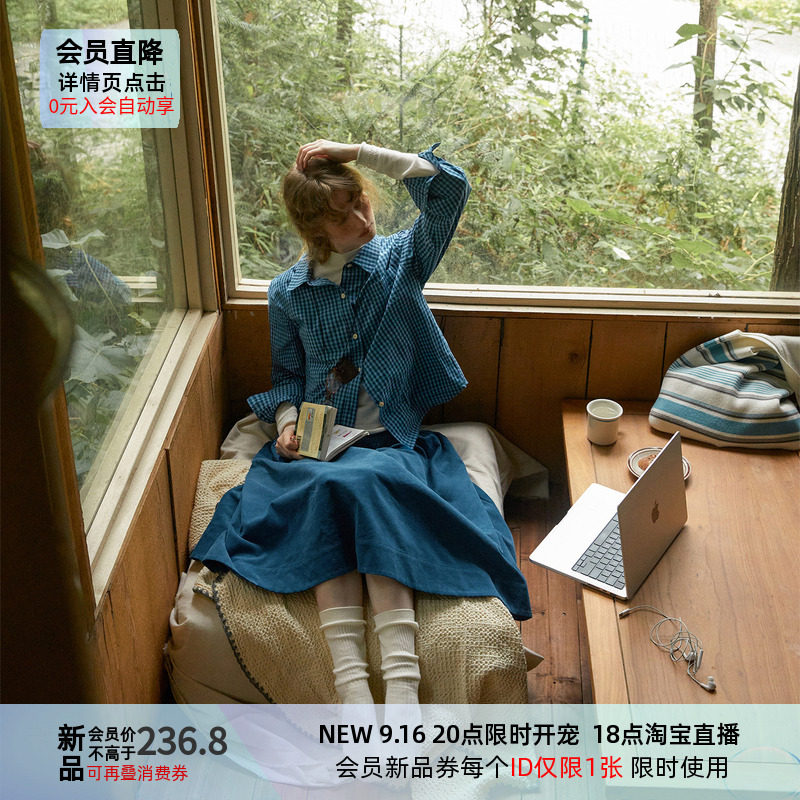 LLANO基础格子衬衫 9.16 20点新品开售 18点淘宝直播