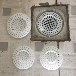 包邮 4个装水槽过滤网塑料排水口隔渣网隔浴室下水口头发阻隔器