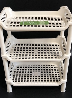 包邮 勤业三层长方架厨房小号3层沥水小架子桌面化妆品收纳组合架