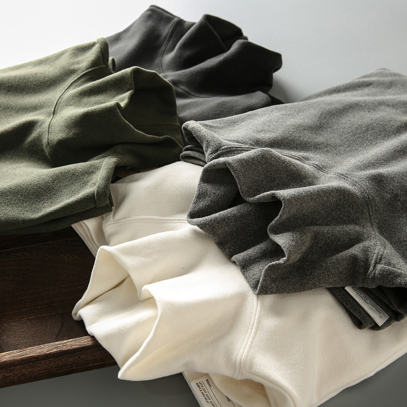 软糯舒适纯色百搭休闲长袖T恤