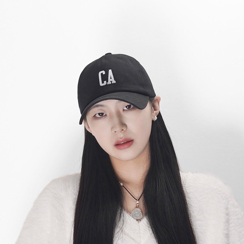 CA标时尚棒球帽比例更好看韩版软顶棉质鸭舌帽秋冬款休闲男女通用
