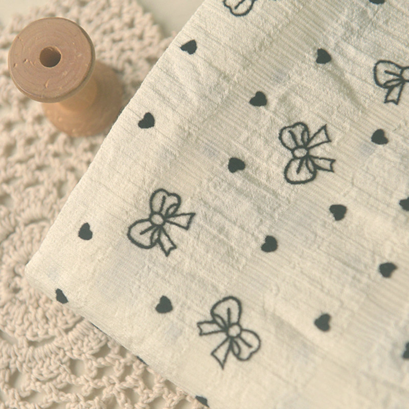 米白植绒心形蝴蝶结纤丝棉 秋连衣裙童装发圈头饰娃衣手作diy面料,居家布艺,海绵垫/布料/面料/手工diy,淘宝优惠券,粉丝福利购,淘宝优惠卷