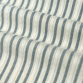 灰蓝黑白提花条纹棉麻春秋娃衣衬衫 发圈饰面料 连衣裙上衣外套童装