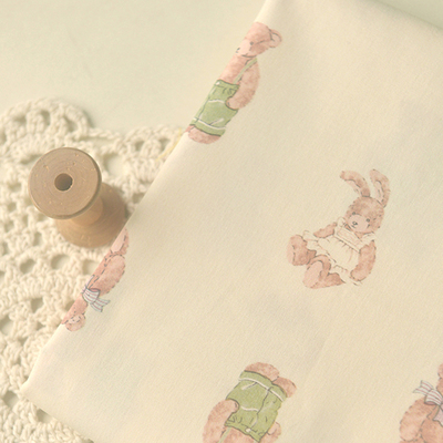 小熊兔子纯棉布衬衫可连衣裙童装