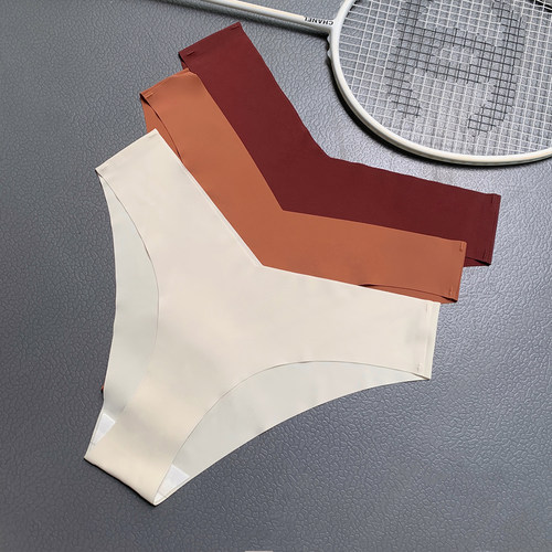 透气无痕冰丝低腰内裤