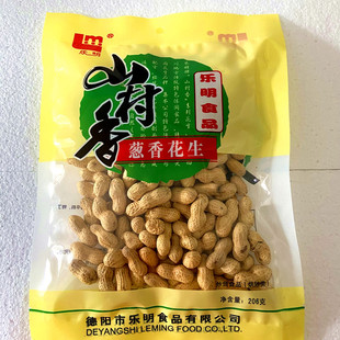 包邮 德阳特乐明花生山村香葱香206克10袋 葱香 咸干 罗江花生