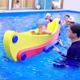 亲子游泳馆教具漂浮洞洞板水上滑滑梯软桥平衡彩虹桥儿童感统训练