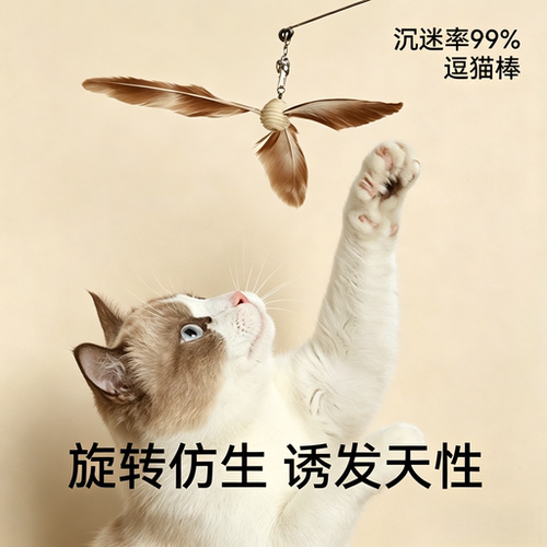 猫咪用品趣味猫玩具自嗨解闷神器