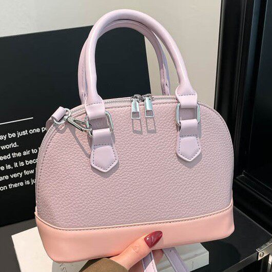 质感包包女2026新韩版时尚复古手提贝壳包简约休闲单肩斜挎包