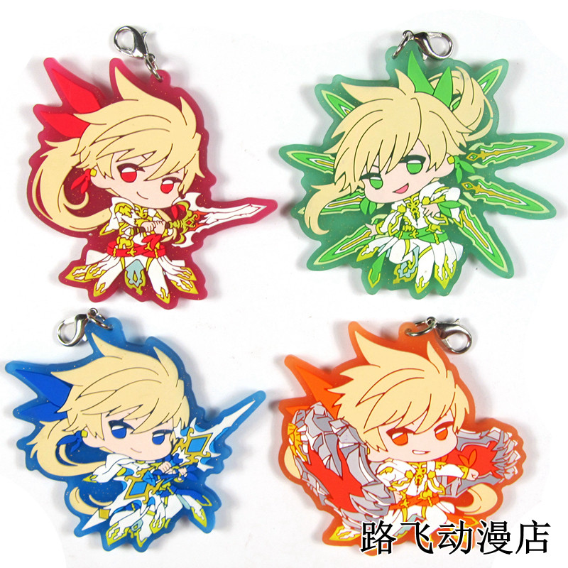 情热传说X日单散货橡胶挂件史雷斯雷风火水地神依传说系列盒蛋