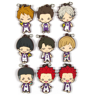 排球少年橡胶挂件日版 散货白鸟泽牛岛若利白布贤二郎天童觉豆豆眼