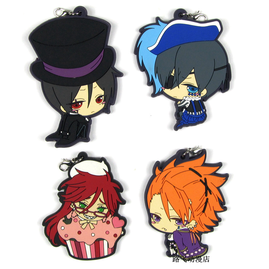 黑执事孤独君日单散货橡胶挂件马戏团篇夏尔joker坐姿动漫周边